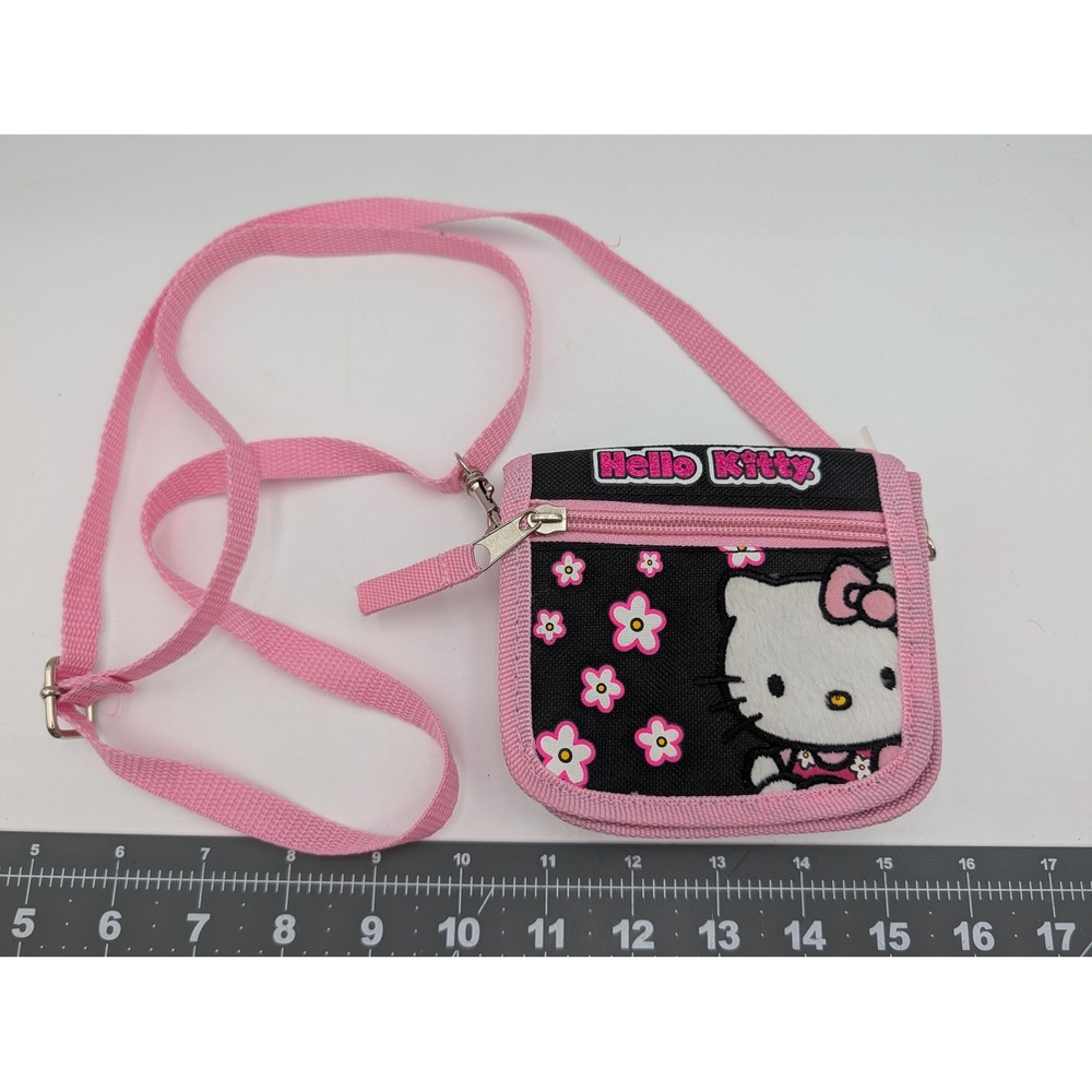 Sanrio Hello Kitty Girls Mini Crossbody Purse Bag OS Floral Graphic 2008